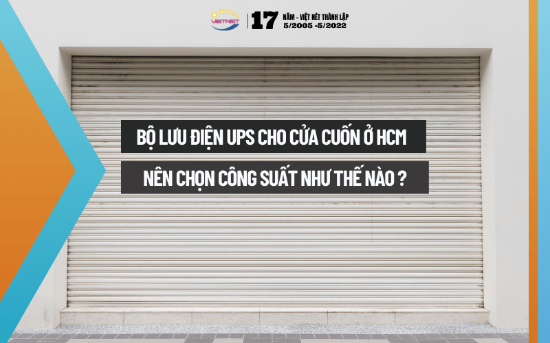 Bộ lưu điện UPS cho cửa cuốn ở HCM